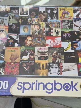 Springbok Retro Album Collage 1000 Piece Puzzle -